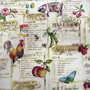 Cookbook chintz, gardintyg