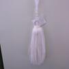 Organza vit tofs